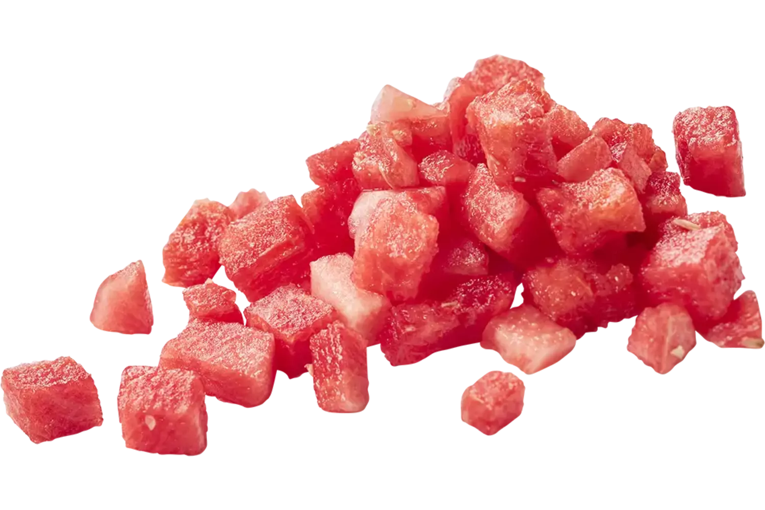 Watermeloen brunoise 10mm 1kg stuk 1
